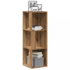 Gossi dulap de colt artisan stejar 33x33x100 cm lemn prelucrat