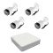 Sistem de supraveghere 4 camere Dahua analog 2MP lentila 3.6mm IR 20m, DVR Hikvision 4 canale 2MP SafetyGuard Surveillance