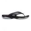Șlapi Crocs Men&#039;s Swiftwater Deck Flip Negru - Black/Light Grey, 46