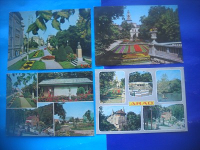 HOPCT LOT 2761 -IP--ARAD--4 CARTI POSTALE-CIRCULATE foto