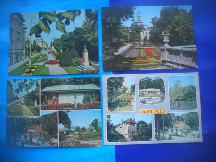 HOPCT LOT 2761 -IP--ARAD--4 CARTI POSTALE-CIRCULATE