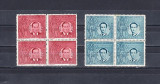 M1 TX7 9 - 1941 - Vasile Marin si Ion Mota - perechi de cate patru timbre, Istorie, Nestampilat
