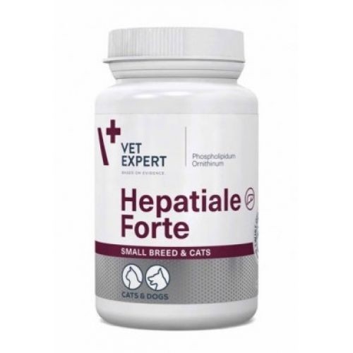 Hepatiale Forte pentru caini si pisici - Supliment hepatic regenerant - 40 capsule