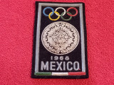 Emblema (ecuson-vechi) - Jocurile Olimpice MEXICO 1968