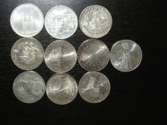 Colectie monede argint Germania 10 marci - III foto