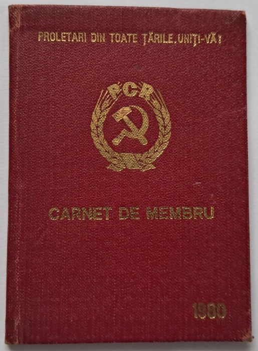 Carnet de membru , 1980