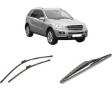 Cumpara ieftin Set 3 stergatoare MERCEDES-BENZ M-CLASS (W164) 2005-2011, parbriz si luneta, Bosch Twin-Aerotwin