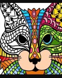 Cats with Mandalas - Adult Coloring Book: Beautiful Coloring Pages for Adults Relaxation with Stress ...
