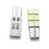 Set 2 becuri auto W5W/ T10- 6 Smd A alb