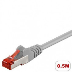 Cablu retea CAT 6 S / FTP PIMF CU Lungime 50 centimetri foto