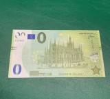 Bancnota 0 euro suvenir Domnul din Milano 2018 UNC