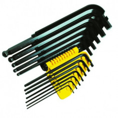 STANLEY. Set 12 imbusuri L inch 1/16-3/8