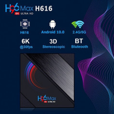 Media player TV Box H96 Max H616 Android 10, 4GB RAM, 32GB ROM Mini PC 6K Netflix HBO foto