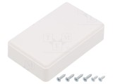 Carcasă Universală ABS Albă 49x80x22mm