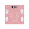 Cantar electronic inteligent de baie flippy cu aplicatie smart, corporal, ecran digital iluminat, termometru, suporta maxim 180 kg, 26 x 26 cm, bateri