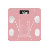 Cantar electronic inteligent de baie flippy cu aplicatie smart, corporal, ecran digital iluminat, termometru, suporta maxim 180 kg, 26 x 26 cm, bateri