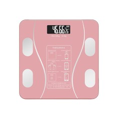 Cantar electronic inteligent de baie flippy cu aplicatie smart, corporal, ecran digital iluminat, termometru, suporta maxim 180 kg, 26 x 26 cm, bateri