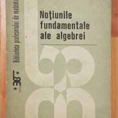 Notiunile fundamentale ale algebrei de I. R. Safarevici