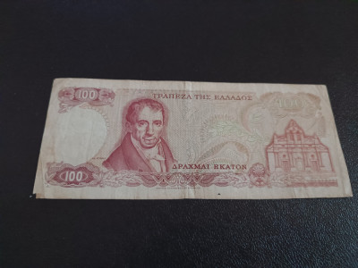 Bancnota100 Drahme 1978 Grecia foto