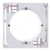 Cadru aparent Schneider Electric Asfora EPH6100121, 1 post, alb, pentru priza / intrerupator
