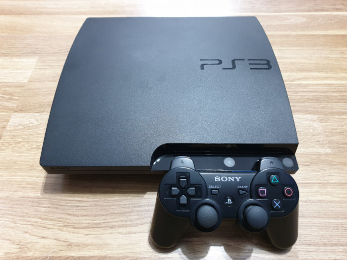 PS3 (Playstation 3) modat HEN 160 GB + 45 jocuri (FIFA 19, GTA, Minecraft)