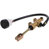Cumpara ieftin Pompa Frana Spate Picior Moto ATV Quad Universala Etrier Hidraulica Rezervor Auriu