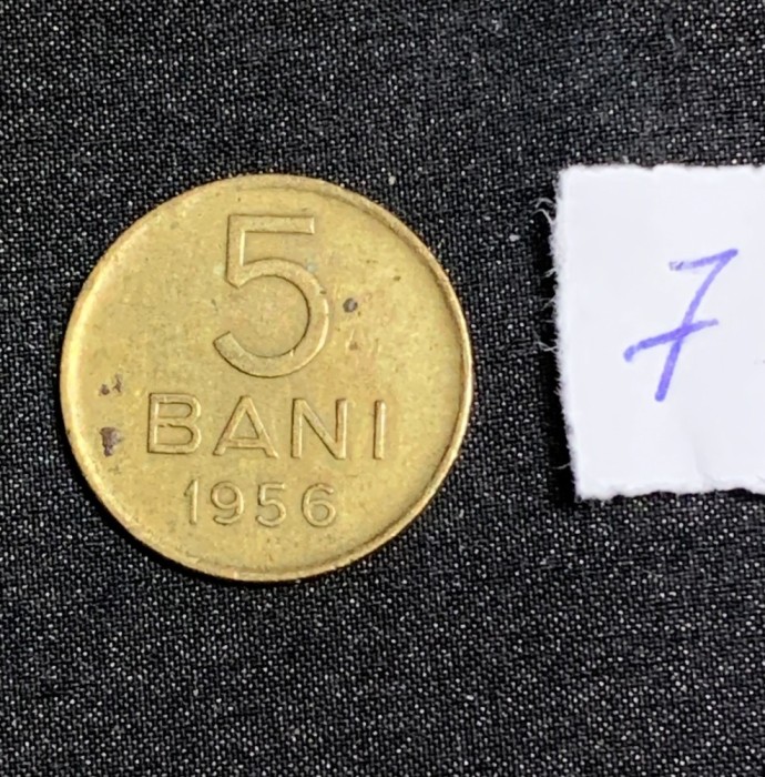 Moneda 5 bani 1956 RPR