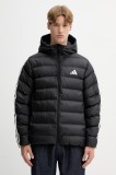 adidas geacă Essentials culoarea negru, de tranzitie, JM8355