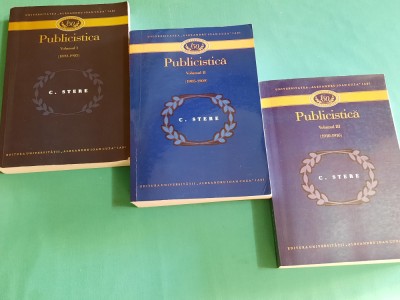 PUBLICISTICA * 3 VOL. / C. STERE / 2010 *5 foto