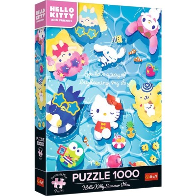 PUZZLE TREFL 1000 PREMIUM PLUS HELLO KITTY RELAXARE DE VARA foto
