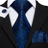 Set cravata + batista + butoni - matase - model 289