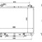 NRF 53702 Radiator, racire motor
