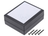 Carcasă universală ABS neagră 72x85x36 mm