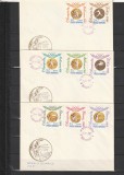RO - FDC - MEDALII OLIMPICE DANT - NEDANT - COLITA ( LP 596-7 ) 1964 ( 7 DIN 7 )