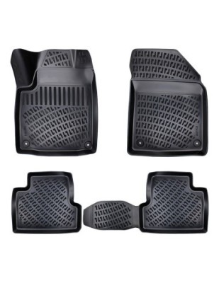 Set covorase auto din cauciuc tip tavita pentru Jeep Cherokee (Kl) 2014-2019 foto