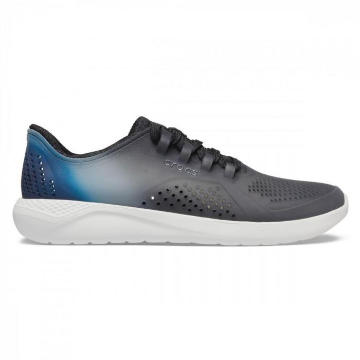 Pantofi Crocs Men&#039;s LiteRide Color Dip Pacer Negru - Black/Almost White