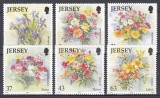 Jersey 1998 - Flori din Jersey, Serie + Colita, 4 Poze, MNH