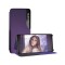 Husa tip carte compatibila honor x8b, stand view, purple