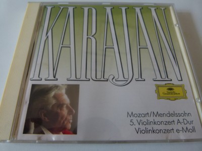 Mendelssohn ;Mozart, - Anne Sophie Mutter, Karajan foto