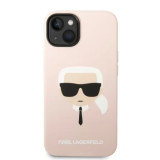 Cumpara ieftin Husa Cover Karl Lagerfeld Magsafe Liquid Silicone Karl&#039;s Head pentru iPhone 13/14 Pink