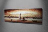 Tablou decorativ, Vega, Canvas 100 procente, lemn 100 procente, 30 x 80 cm, 265VGA1111, Multicolor