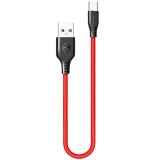 Cablu Date si Incarcare USB la USB Type-C McDodo Warrior CA-5172, 2.4A, 1 m, Rosu