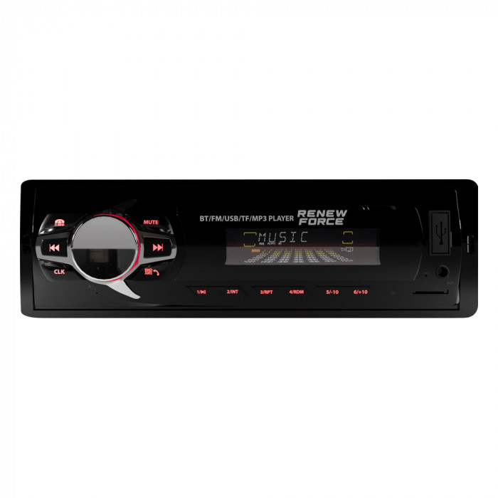 Player Auto dimensiune 1DIN, 4 x 50W, model 7011A, cu Radio, MP3, AUX, Card,