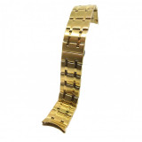 Cumpara ieftin Bratara de ceas Aurie din Otel Inoxidabil - Capete Curbate - 24mm - WZ3785