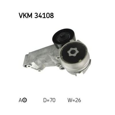 SKF rola intinzator, curea transmisie foto