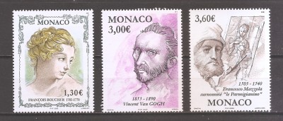 Monaco 2003 - Pictori, MNH foto