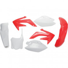 Kit plastice Honda CRF 250 2009, alb/rosu, culoare OEM Cod Produs: MX_NEW 14030514PE foto