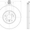 Disc frana BMW X3 (E83) (2004 - 2011) KRIEGER 0950004181