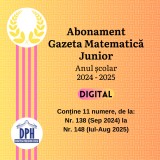 Abonament Gazeta Matematica Junior 2024-2025 - 11 numere in format Digital (Valabil 31-12-2025)