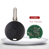 Cheie completa programabila cu 3 butoane pentru Smart Fortwo 450 Forfour 451, Oem